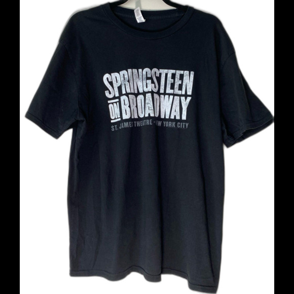 Springsteen On Broadway St. James Theatre N.Y. City Men’s Size XL Graphic T. - Picture 1 of 8